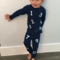 heart of joy pajamas numbers PJ
