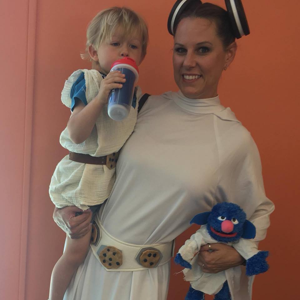 star smores mom and son cosplay